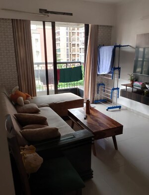 Living Room in 2 BHK Apartment at Sheth Vasant Galaxy, Goregaon West – for Rent