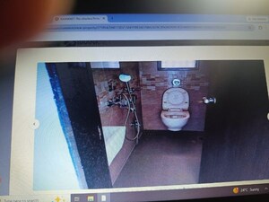 Bathroom in 2 BHK Apartment at Jekin Residency, Andheri East – for Sale