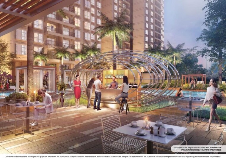Exterior View, bhartiya-city-nikoo-homes-5 2 Bedroom 1090 Sq.Ft. Apartment In Thanisandra Main Road Bangalore 10151285