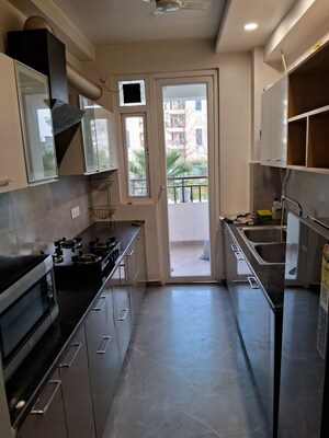 Kitchen in 3 BHK Apartment at Dhakoli – for Rent