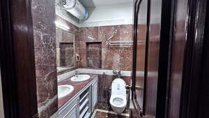 Bathroom in 3 BHK Villa at Adarsh Palm Meadows, Whitefield – for Rent