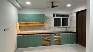 Kitchen in 3 BHK Apartment at Goel Ganga Serio, Kharadi – for Rent