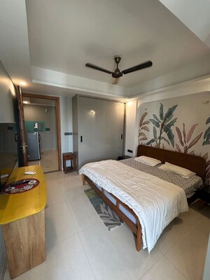 Bedroom in 1 BHK Builder Floor at Sector 42 – for Rent