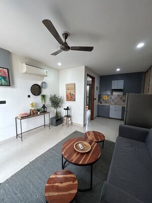 Living Room in 1 BHK Builder Floor at Sector 42 – for Rent