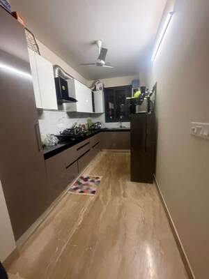 Kitchen in 3 BHK Builder Floor at Denso Apartments, Sector M1b – for Rent