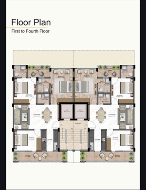 Floor Plan in 3 BHK Builder Floor at Shahpur Kalan – for Sale