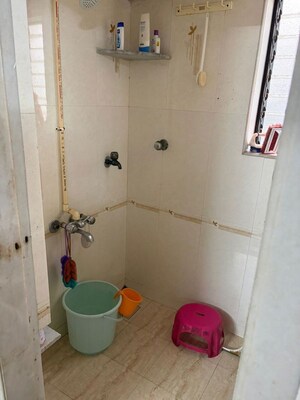 Bathroom in 2 BHK Apartment at Mahim Makarand CHS, Mahim West – for Rent