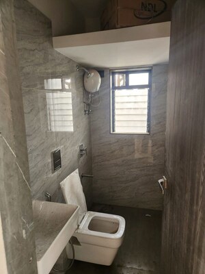 Bathroom in 1 BHK Apartment at Lalbaugcha Raja CHS, Parel – for Rent