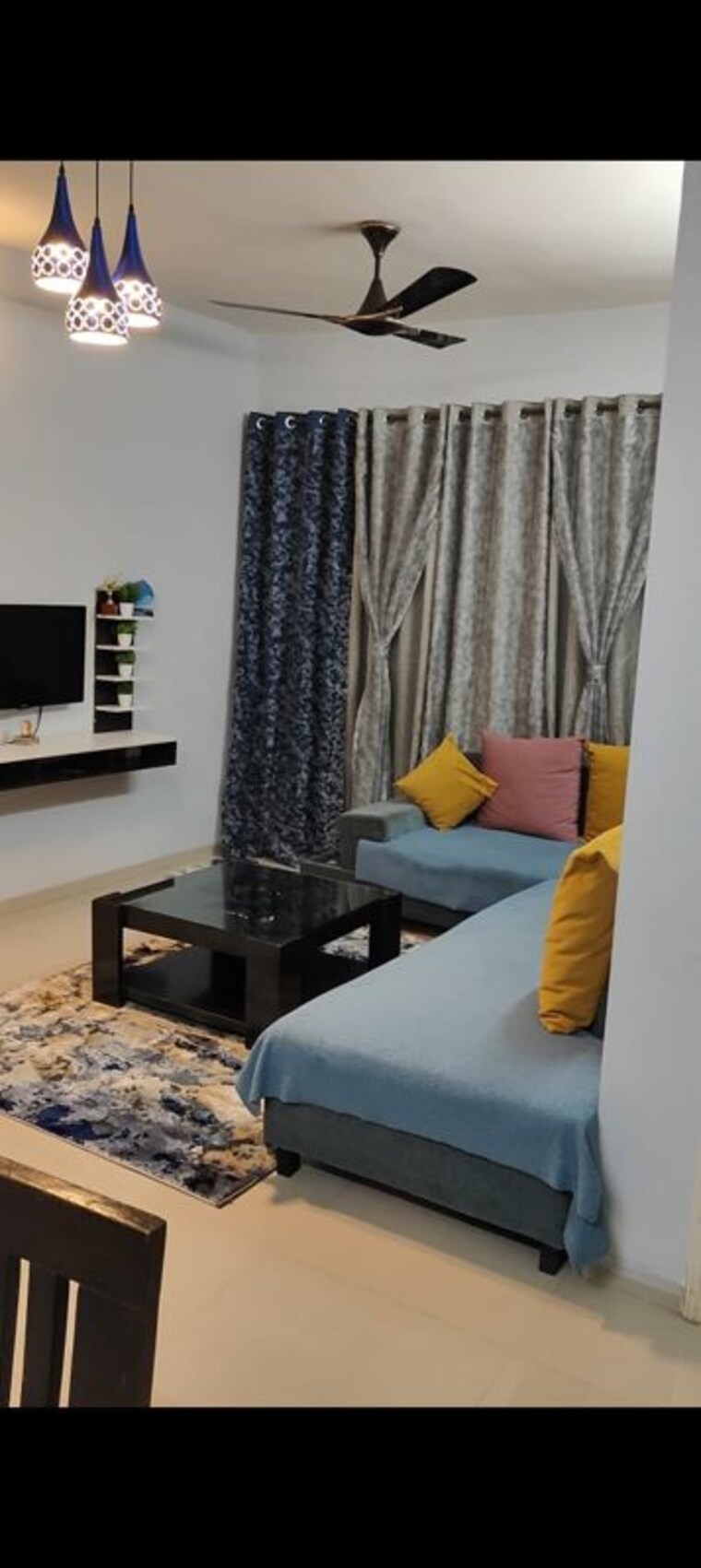 Living Room, rama-celestial-city 2 Bedroom 711 Sq.Ft. Apartment In Ravet Pune 10151527