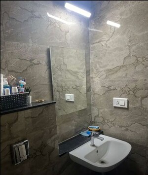 Bathroom in 2 BHK Apartment at Nyati Elysia, Kharadi – for Rent