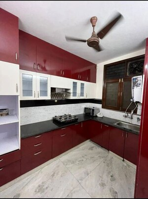 Kitchen in 3 BHK Builder Floor at Chattarpur – for Rent