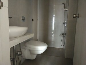 Bathroom in 2 BHK Apartment at Thane West – for Rent