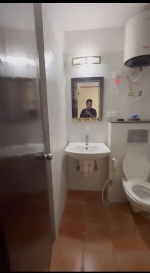 Bathroom in 3 BHK Apartment at KW Srishti, Raj Nagar Extension – for Rent