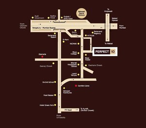 Floor Plan in 2 BHK Apartment at Balewadi – for Sale