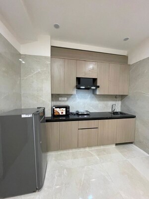 Kitchen in 1 BHK Builder Floor at Huda Market, Sector 31 – for Rent