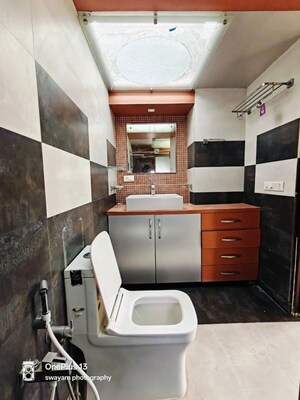 Bathroom in 4 BHK Apartment at Chembur – for Sale