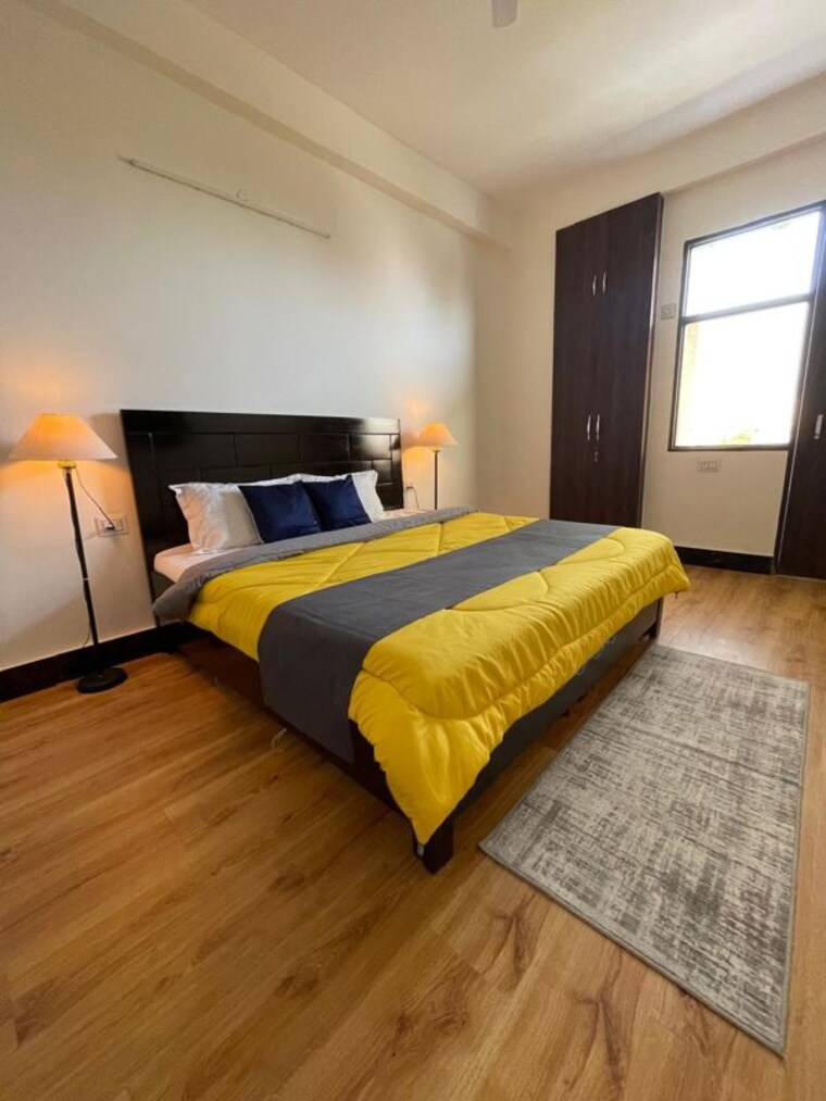 Bedroom, the-grand 1 Bedroom 600 Sq.Ft. Builder Floor In Sector 52 Gurgaon 10151898