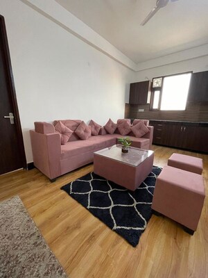 Living Room in 1 BHK Builder Floor at The Grand, Sector 52 – for Rent