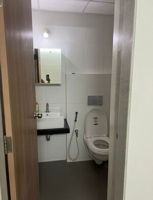 Bathroom in 2 BHK Apartment at Thane West – for Rent