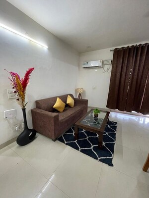 Living Room in 2 BHK Builder Floor at Huda Market, Sector 31 – for Rent