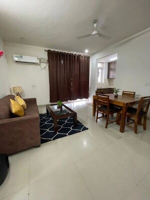 Living Room in 2 BHK Builder Floor at Huda Market, Sector 31 – for Rent
