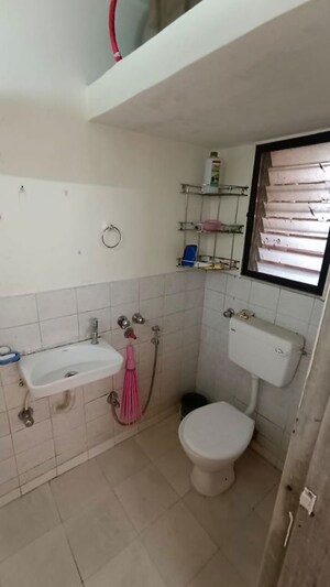 Bathroom in 2 BHK Apartment at Thane West – for Rent