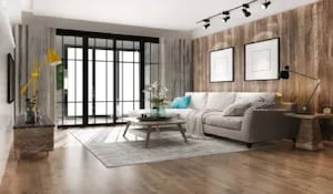 Living Room in 1 BHK Apartment at Ajmera 78 Lake Town, Bhandup West – for Sale