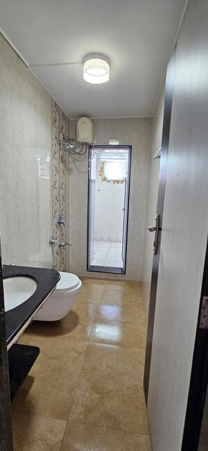 Bathroom in 2 BHK Apartment at Hiranandani Gardens Lake Castle, Powai – for Rent