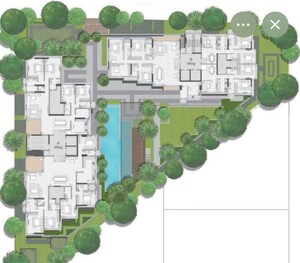 Master Plan in 3 BHK Apartment at S Raheja New Light, Khar West – for Sale