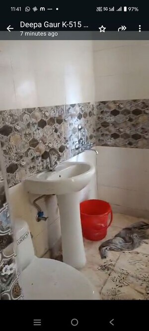 Bathroom in 2.5 BHK Apartment at Techman Moti Residency, Raj Nagar Extension – for Sale