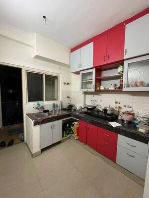 Kitchen in 3 BHK Builder Floor at Antriksh Golf View, Sector 78 – for Rent