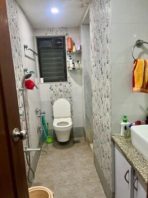 Bathroom in 1.5 BHK Apartment at Bandra West – for Rent