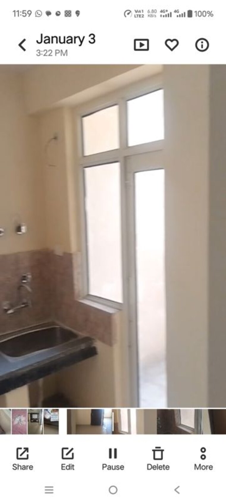 Bathroom, mehak-jeevan 1 Bedroom 675 Sq.Ft. Apartment In Raj Nagar Extension Ghaziabad 10152133