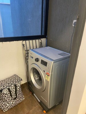 Bathroom in 2 BHK Apartment at Shapoorji Pallonji Joyville Hinjewadi, Hinjewadi – for Rent