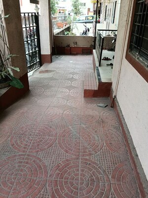 Balcony in Studio Independent House at Thergaon – for Rent