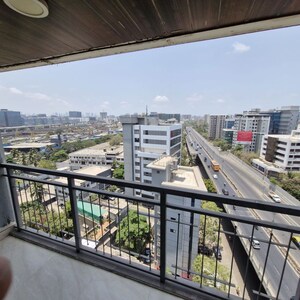 Balcony in 5 BHK Apartment at Dheeraj Insignia, Bandra East – for Rent