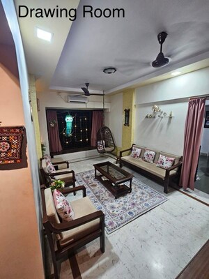 Living Room in 2 BHK Apartment at Mangalya CHS Naupada, Naupada – for Sale