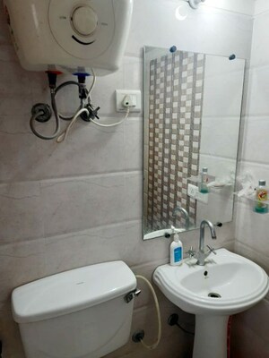 Bathroom in 2 BHK Apartment at Gaur City 6th Avenue, Sector 4 Greater Noida – for Rent