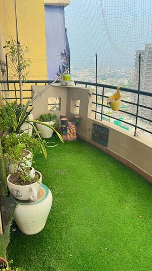 Balcony in 2 BHK Apartment at SRS Residency, Sector 88 – for Rent