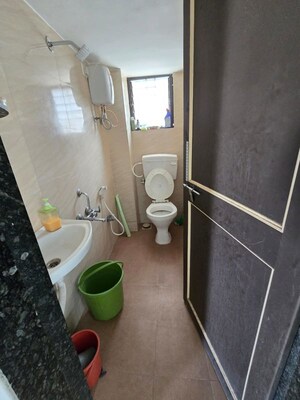 Bathroom in 1 BHK Apartment at Wadgaon Sheri – for Rent
