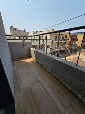 Balcony in 1 BHK Apartment at Wadgaon Sheri – for Rent