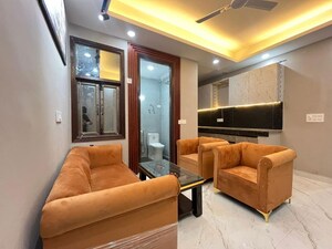 Living Room in 2 BHK Builder Floor at Saket – for Rent