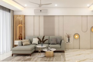 Living Room in 3 BHK Builder Floor at Paschim Vihar – for Sale