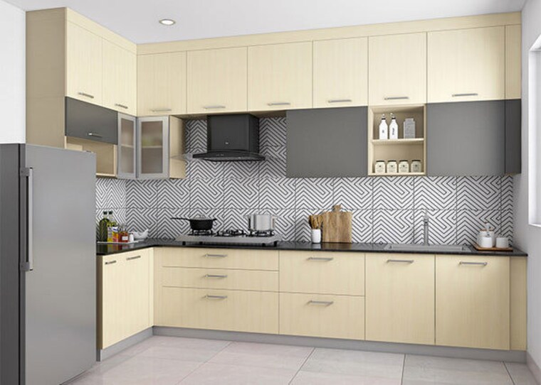 Kitchen, paschim vihar 3 Bedroom 1500 Sq.Ft. Builder Floor In Paschim Vihar Delhi 10152476