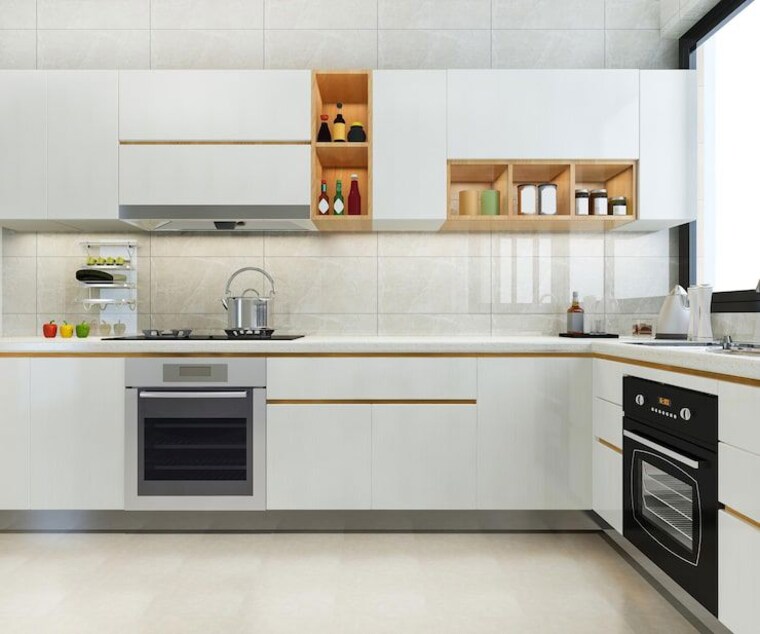 Kitchen, paschim vihar 3 Bedroom 1500 Sq.Ft. Builder Floor In Paschim Vihar Delhi 10152575