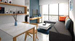 Team Area in 1 BHK Builder Floor at Marathon Neopark, Bhandup West – for Sale