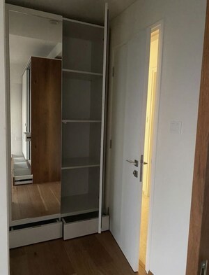 Building Lobby in 2 BHK Apartment at Godrej The Trees, Vikhroli East – for Rent