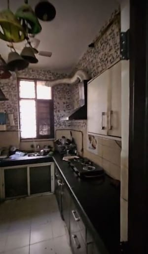 Kitchen in 3 BHK Builder Floor at Jaipuria Sunrise Plaza, Ahinsa Khand 1 – for Sale