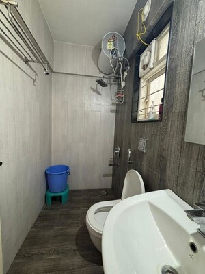 Bathroom in 4 BHK Apartment at Baner – for Rent