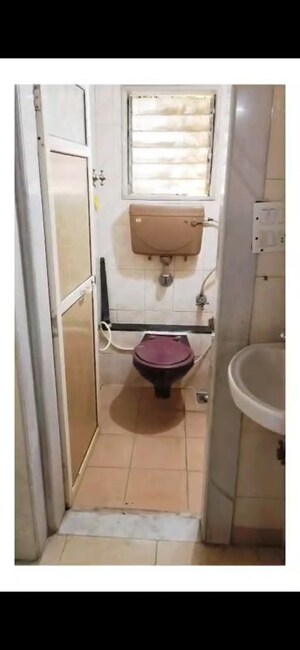 Bathroom in 2 BHK Apartment at Royal Classic Co Op Society, Andheri West – for Rent
